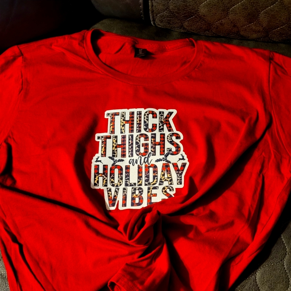 Women's Holiday Shirt, Glitter, Sassy Christmas Xmas Leopard